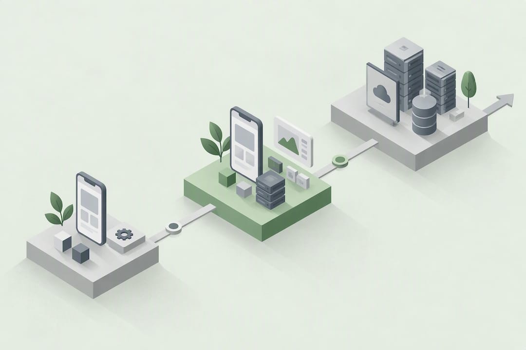 Geometrische Plattformen für App-Kostenklassen