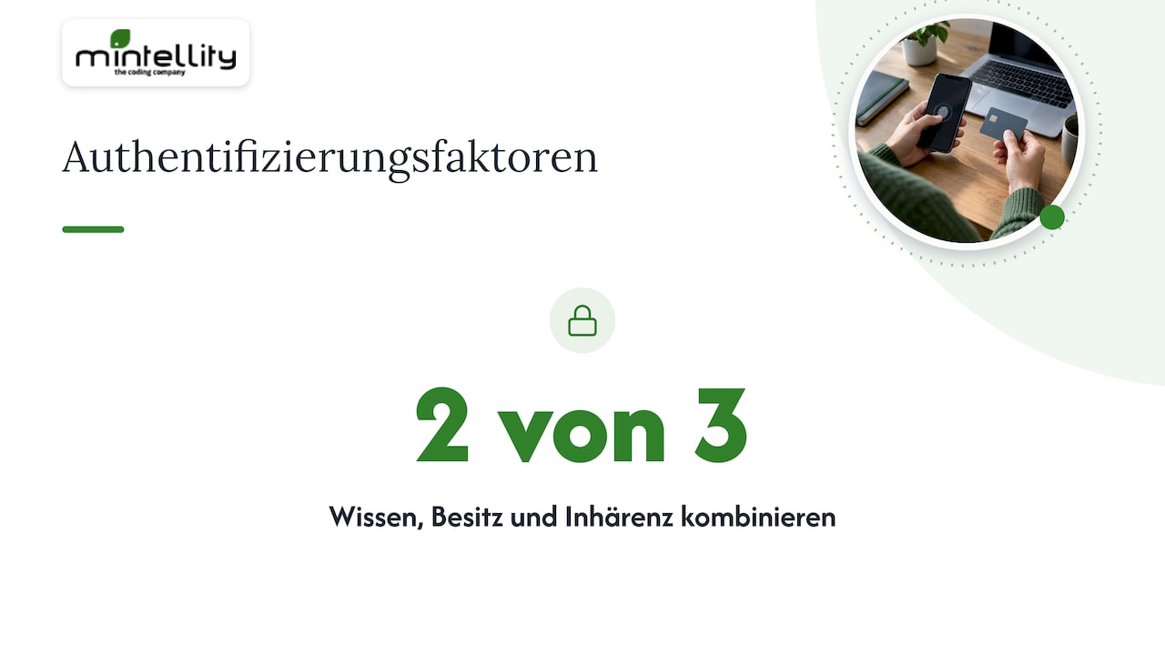 Drei Faktoren der starken Kundenauthentifizierung