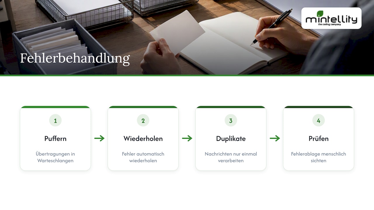 Vier Schritte der Fehlerbehandlung bei ERP-Schnittstellen
